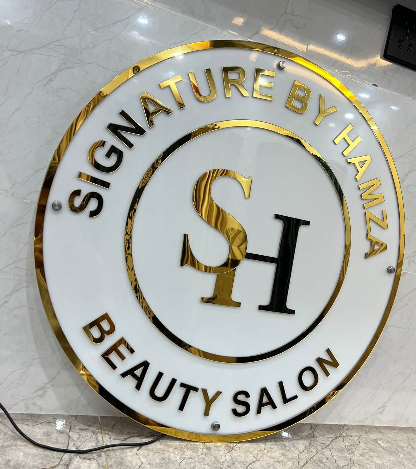 Customized Acrylic Office Logo – Personalized Corporate Branding Sign Board