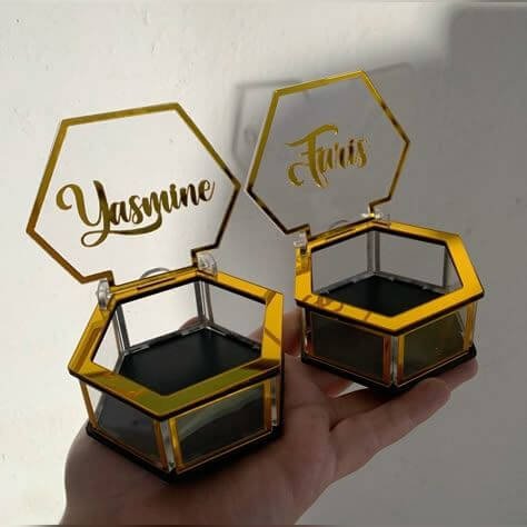 Customized Wooden Light Shadow Box – Personalized LED Photo Shadow Frame