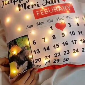 Customized LED Light Cushion – Personalized Photo Glow Cushion for Gifts & Home Decor