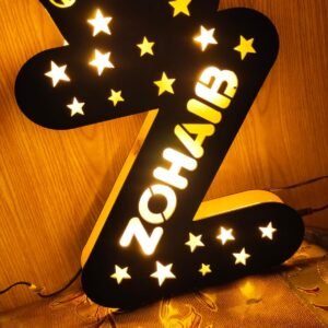 Customized Single Alphabet LED Light – Personalized Initial Neon Lamp